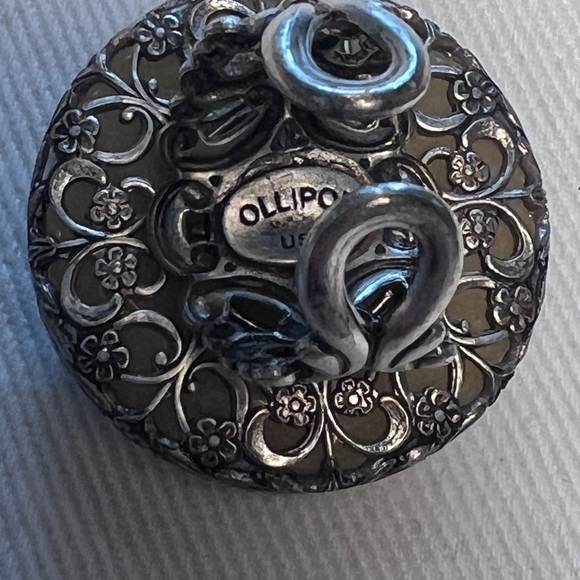 Adorable Ollipop USA cocktail ring Iolite stones Size 6.5 adjustable - Picture 11 of 12